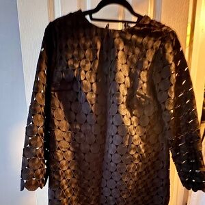 Dotted Lace Shift Dress 🥂